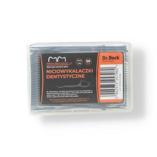 CHARCOAL DENTAL THROSS TOOTPITS balenie 50 ks.