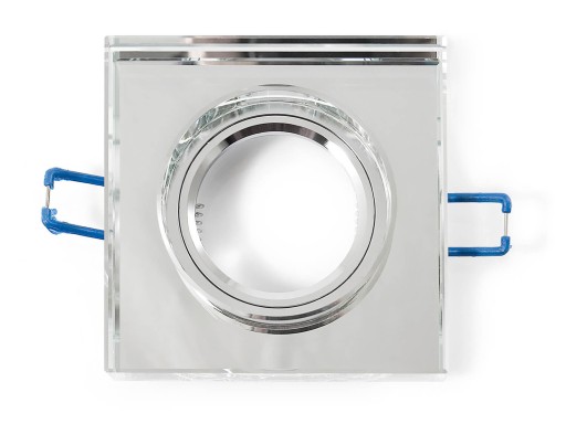 SET PEVNÝCH SKLENÝCH HALOGÉNOVÝCH SVIETIDIEL + 8W LED ŽIAROVKA + GU10 3000K