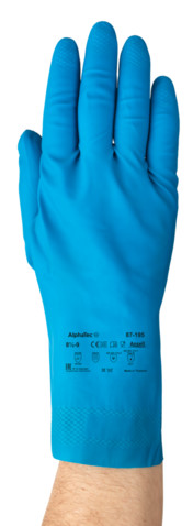 Rukavice pre domácnosť Ansell AlphaTec 87-195 R: 8,5