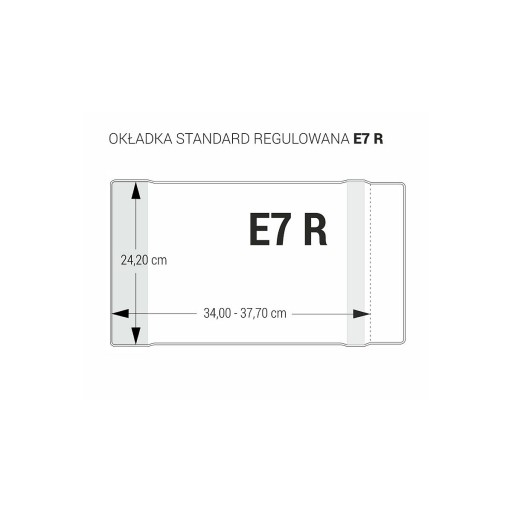 Biurfol E7R nastaviteľný poťah 242mm x 340-377mm