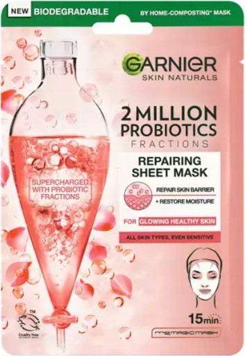 Maska GARNIER 2 Million Probiotics na tkanine