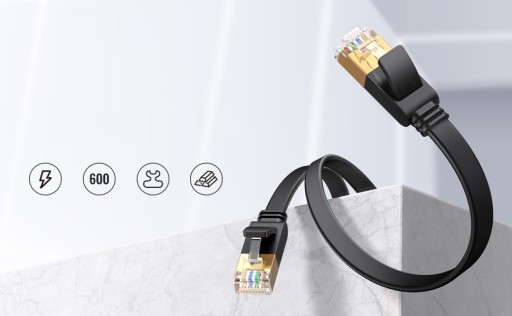 LAN ETHERNET PLOCHÝ LAN KÁBEL SFTP CAT7 3M