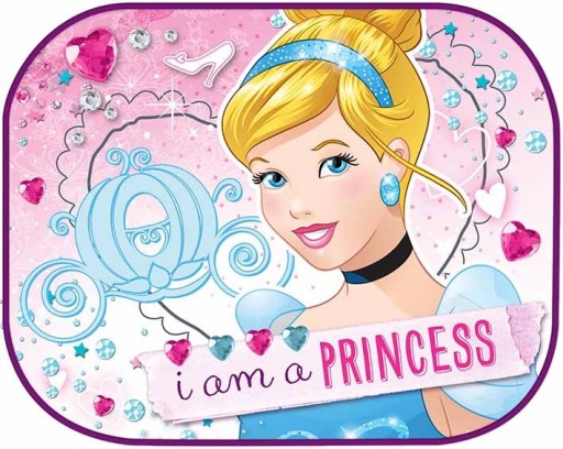 Závesy do auta Princess Disney Princess 2 kusy