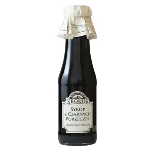 Bezlepkový sirup z čiernych ríbezlí 355g (280ml)
