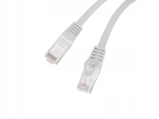 Patchcord U/UTP 6 Lanberg RJ45 0,25 m Šedý