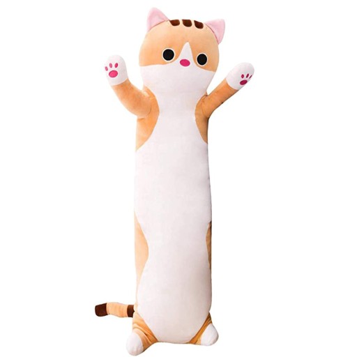 PLYŠOVÝ MASKOT DLHÝ VANKÚŠ PRE MAČKU OPIERKA HLAVY 50cm