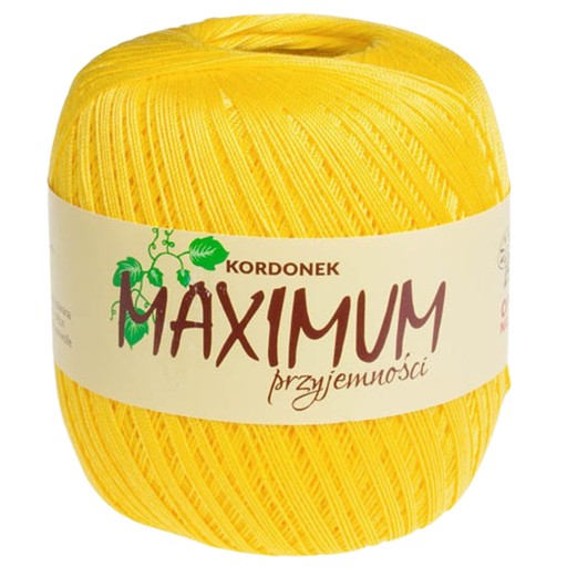 MAXIMÁLNA šnúra 100g, farba 1505 Žltá