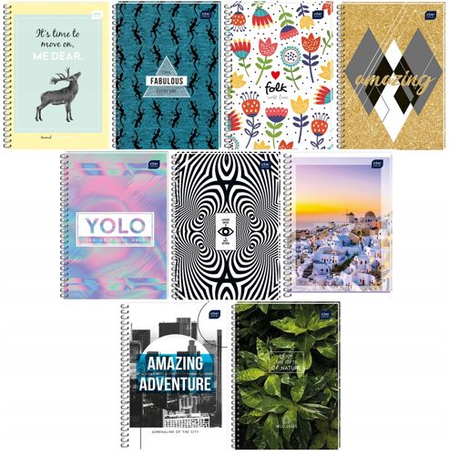 A5 COLLECTION NOTEBOOK 160K mriežka - INTERPRINT