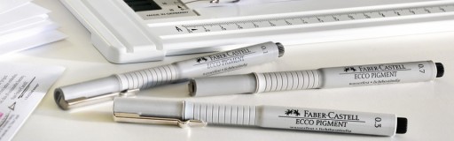 Ecco Pigment Faber Castell jemné pero 0,7 mm
