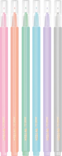 POVRCHOVÁ ÚPRAVA PASTEL LINE INTERDRUK, 6 PASTELOVÝCH FARIEB