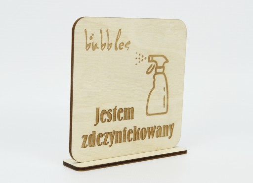 TABUĽKA na stôl dezinfikovaná S LOGOM
