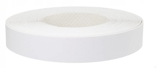Hrana nábytková dyha s lepidlom na hrany 21mm 20mb, biela, hladká