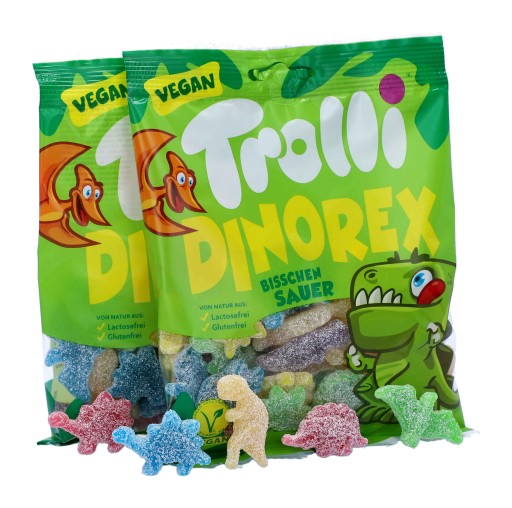 TROLLI DinoRex kyslé Dinosaurs ovocné želé 150g