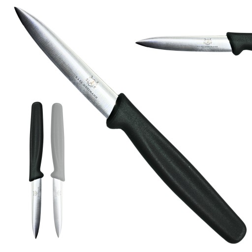 Kuchynský nôž 8cm rovný nôž čierny Karl Hausmann