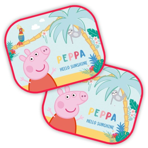 Bočné závesy 2 ks 44*35cm PEPPA PIG
