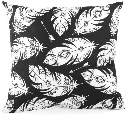 Obliečka na vankúš 50x60 Boho Feathers biela