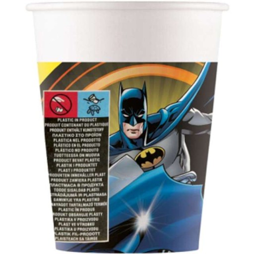 BATMAN, temný rytier, HEROS, papierové poháre