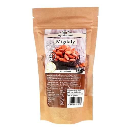 .PÄŤ PREMENENÍ Mandle 150g