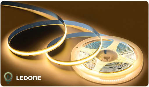 COB LED pás 480 diód na meter 12V Neon Warm 1 meter - LED linka