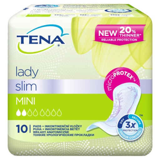 TENA Lady Slim Mini hygienické vložky 10 ks