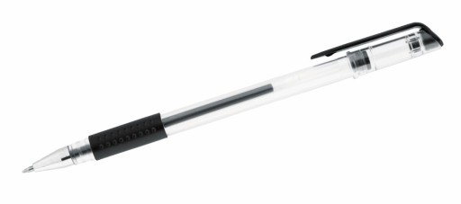 Gélové pero Taurus 0,5 mm 9022a čierne gumené viečko
