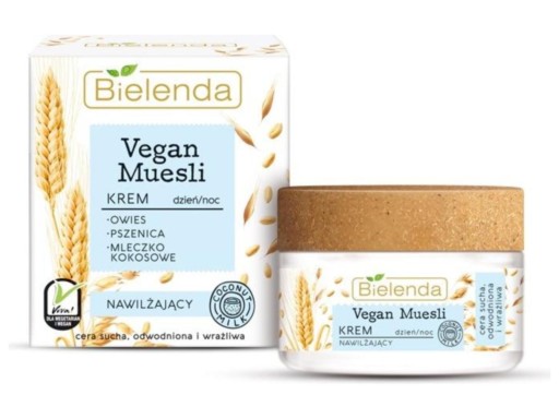Bielenda Vegan Müsli hydratačný krém na tvár