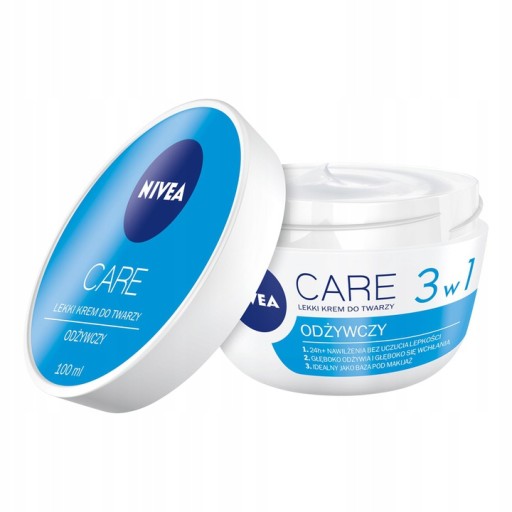 NIVEA Hydratačný krém na tvár CARE 3v1 100ml