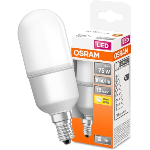 LED žiarovka E14 Rúrka 10W = 75W 2700K STICK OSRAM