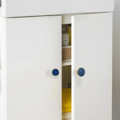 Knoflík Vešiak ALISMA nábytková úchytka modrá 32mm