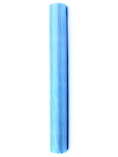 Organza Smooth modrá 36 cm x 9 m Svadobné prijímanie Party Deco