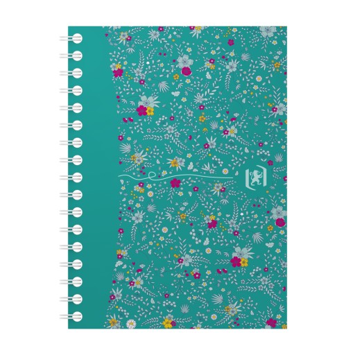 Mriežkový zápisník A6, 50 listov, Oxford Floral,