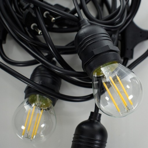 LOFT STYLE RETRO DRÔTY VINTAGE E27 4W LED ŽIAROVKA