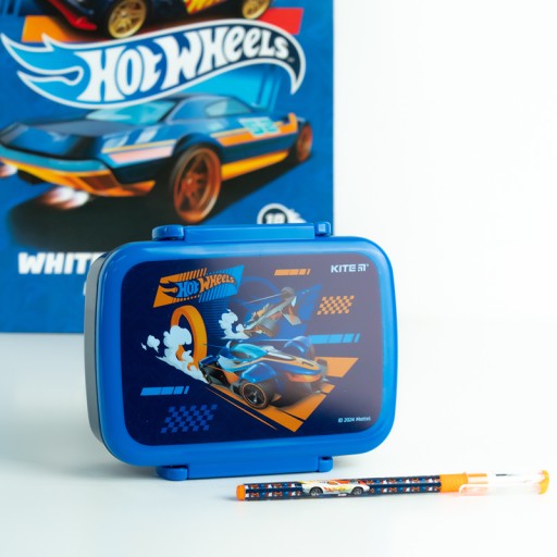 LUNCHBOX S PRIESTORMI DO ŠKOLY 420ml HOT WHEELS KITE