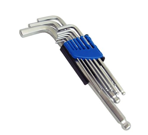 KĽÚČE TORX IMUS S DLHÝM ZÁMKOM 9 EL 1,5-10 mm