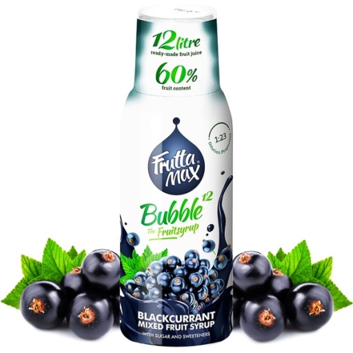 Sirup na sódu FruttaMax ríbezľový karbonizátor 500 ml na 12 l