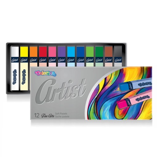 UMELECKÉ PASTELOVÉ ceruzky 12 FARIEB SUCHÉ COLORINO