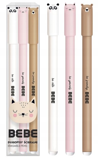 INTERDRUK BB Friends Girl x3 stierateľné perá