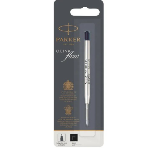 Náplň do pera Parker QuinkFlow Black F