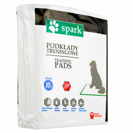 Podložky pre psov 45x60 cm SPARK absorpčné hygienické podložky na učenie sa cikať a'10
