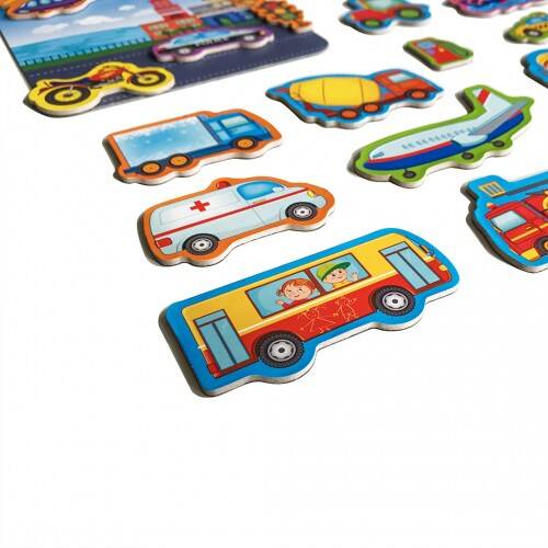 MAGNETICKÝ PREPRAVNÝ SET S DOSKOVÝMI MAGNETMI ROTER KAFER PUZZZLE
