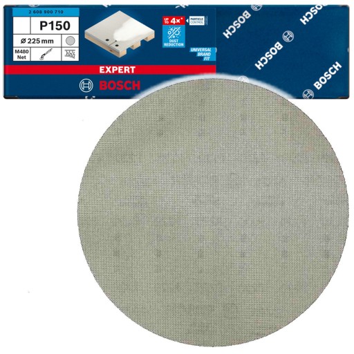 Brúsna sieťka na suchý zips 225mm GR.150 BOSCH pre žirafy