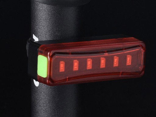ZADNÁ BICYKLE LAMPA USB LED OSVETLENIE NA BICYKEL