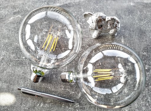 VEĽKÁ LED ŽIAROVKA FILAMENTOVÁ LED EDISON RETRO 8W E27 G125 NEUTRÁLNA FARBA