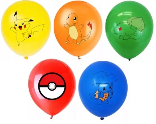 POKEMON PIKACHU BALÓNY SADA BALÓNOV 10 ks