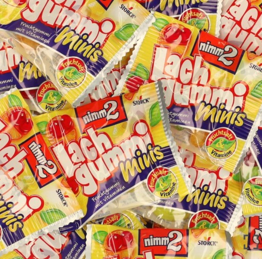 Sada mini želé balíčkov Smiej Jelly Babies Nimm2 Lach Gummi 10ks De