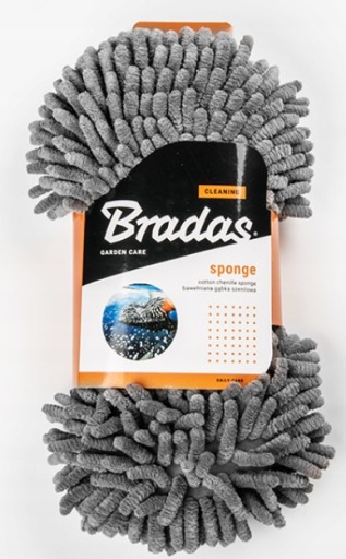 BAVLNENÁ ŽENILKOVÁ HUBKA NA UMÝVANIE AUTA BRADAS