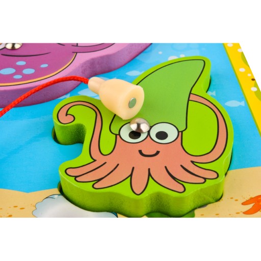 Sorter Puzzle pre deti Magnetická hra Chytanie rýb s magnetom