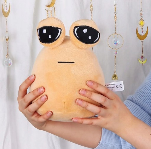 Plyšový maskot Pou Plyšová hra Zemiak Pou Roztomilý priateľ