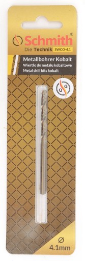 KOBALTOVÝ KOVOVÝ VRTÁK 4,1mm HSS-Co PRE LIATINU SILNÝ SCHMITH