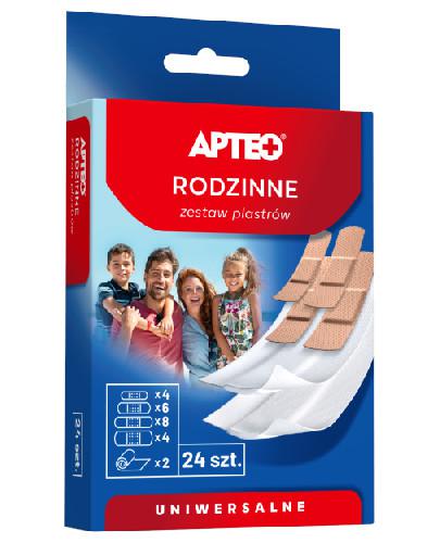 Apteo sada univerzálnych náplastí, 24 kusov